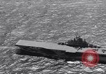 Image of USS Ticonderoga CV-14 Pacific Ocean, 1944, second 38 stock footage video 65675039522