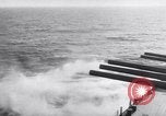 Image of Battleship USS North Carolina Pacific Ocean, 1942, second 9 stock footage video 65675039524