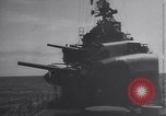 Image of Battleship USS North Carolina Pacific Ocean, 1942, second 41 stock footage video 65675039524