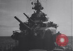 Image of Battleship USS North Carolina Pacific Ocean, 1942, second 44 stock footage video 65675039524