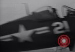 Image of aircraft F4U Pacific Ocean, 1951, second 18 stock footage video 65675039531