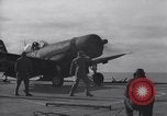 Image of aircraft F4U Pacific Ocean, 1951, second 22 stock footage video 65675039531