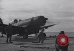 Image of aircraft F4U Pacific Ocean, 1951, second 23 stock footage video 65675039531