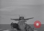 Image of aircraft F4U Pacific Ocean, 1951, second 26 stock footage video 65675039531