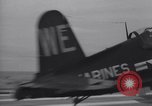 Image of aircraft F4U Pacific Ocean, 1951, second 46 stock footage video 65675039531