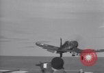 Image of aircraft F4U Pacific Ocean, 1951, second 47 stock footage video 65675039531