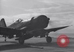 Image of aircraft F4U Pacific Ocean, 1951, second 52 stock footage video 65675039531