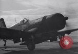 Image of aircraft F4U Pacific Ocean, 1951, second 54 stock footage video 65675039531