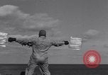 Image of Landing Signal Officer Pacific Ocean, 1951, second 4 stock footage video 65675039532