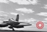 Image of Landing Signal Officer Pacific Ocean, 1951, second 14 stock footage video 65675039532