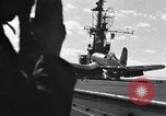 Image of Landing Signal Officer Pacific Ocean, 1951, second 16 stock footage video 65675039532