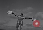 Image of Landing Signal Officer Pacific Ocean, 1951, second 26 stock footage video 65675039532