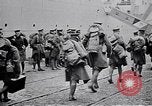 Image of American troops boarding ships and trains Germany, 1918, second 22 stock footage video 65675039555