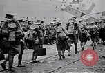 Image of American troops boarding ships and trains Germany, 1918, second 23 stock footage video 65675039555