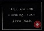 Image of British Mark IV tank with infantry in World War I Western Front, 1917, second 21 stock footage video 65675039556
