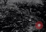 Image of British Mark IV tank with infantry in World War I Western Front, 1917, second 31 stock footage video 65675039556