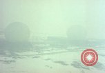 Standbild drei massive Radome Fylingdales Moor England United Kingdom, 1963, aus Sekunde 3 historischem Filmmaterial Videoclip 65675039559