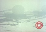 Standbild drei massive Radome Fylingdales Moor England United Kingdom, 1963, aus Sekunde 6 historischem Filmmaterial Videoclip 65675039559