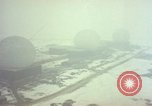 Standbild drei massive Radome Fylingdales Moor England United Kingdom, 1963, aus Sekunde 8 historischem Filmmaterial Videoclip 65675039559