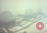 Standbild drei massive Radome Fylingdales Moor England United Kingdom, 1963, aus Sekunde 9 historischem Filmmaterial Videoclip 65675039559