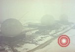 Standbild drei massive Radome Fylingdales Moor England United Kingdom, 1963, aus Sekunde 10 historischem Filmmaterial Videoclip 65675039559