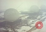 Standbild drei massive Radome Fylingdales Moor England United Kingdom, 1963, aus Sekunde 14 historischem Filmmaterial Videoclip 65675039559