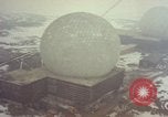 Standbild drei massive Radome Fylingdales Moor England United Kingdom, 1963, aus Sekunde 23 historischem Filmmaterial Videoclip 65675039559