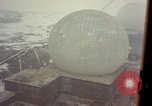 Standbild drei massive Radome Fylingdales Moor England United Kingdom, 1963, aus Sekunde 27 historischem Filmmaterial Videoclip 65675039559