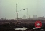 Standbild drei massive Radome Fylingdales Moor England United Kingdom, 1963, aus Sekunde 33 historischem Filmmaterial Videoclip 65675039559