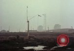 Standbild drei massive Radome Fylingdales Moor England United Kingdom, 1963, aus Sekunde 34 historischem Filmmaterial Videoclip 65675039559