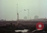 Standbild drei massive Radome Fylingdales Moor England United Kingdom, 1963, aus Sekunde 35 historischem Filmmaterial Videoclip 65675039559