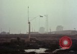 Standbild drei massive Radome Fylingdales Moor England United Kingdom, 1963, aus Sekunde 36 historischem Filmmaterial Videoclip 65675039559