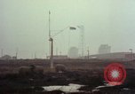 Standbild drei massive Radome Fylingdales Moor England United Kingdom, 1963, aus Sekunde 46 historischem Filmmaterial Videoclip 65675039559