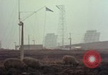 Standbild drei massive Radome Fylingdales Moor England United Kingdom, 1963, aus Sekunde 52 historischem Filmmaterial Videoclip 65675039559