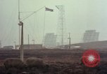 Standbild drei massive Radome Fylingdales Moor England United Kingdom, 1963, aus Sekunde 59 historischem Filmmaterial Videoclip 65675039559