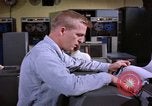 Image of technician Fylingdales Moor England United Kingdom, 1962, second 17 stock footage video 65675039578