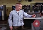 Image of technician Fylingdales Moor England United Kingdom, 1962, second 28 stock footage video 65675039578