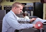 Image of technician Fylingdales Moor England United Kingdom, 1962, second 43 stock footage video 65675039578