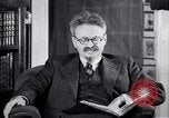 Image of Leon Trotsky commenting about Europe and the USA Copenhagen, 1932, second 7 stock footage video 65675039586