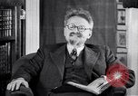Image of Leon Trotsky commenting about Europe and the USA Copenhagen, 1932, second 18 stock footage video 65675039586