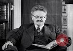 Image of Leon Trotsky commenting about Europe and the USA Copenhagen, 1932, second 31 stock footage video 65675039586