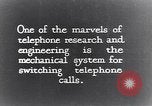 Image of early telephone switching and dialing United States USA, 1926, second 3 stock footage video 65675039599