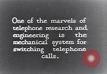 Image of early telephone switching and dialing United States USA, 1926, second 8 stock footage video 65675039599
