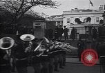 Image of Woodrow Wilson in World War 1 Armistice parade Washington DC USA, 1918, second 38 stock footage video 65675039604