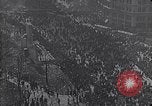 Image of crowds celebrate armistice ending World War 1 New York City USA, 1918, second 11 stock footage video 65675039606