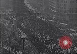 Image of crowds celebrate armistice ending World War 1 New York City USA, 1918, second 14 stock footage video 65675039606