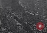 Image of crowds celebrate armistice ending World War 1 New York City USA, 1918, second 19 stock footage video 65675039606