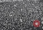 Image of crowds celebrate armistice ending World War 1 New York City USA, 1918, second 21 stock footage video 65675039606