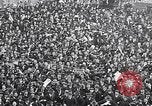 Image of crowds celebrate armistice ending World War 1 New York City USA, 1918, second 25 stock footage video 65675039606