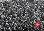 Image of crowds celebrate armistice ending World War 1 New York City USA, 1918, second 26 stock footage video 65675039606